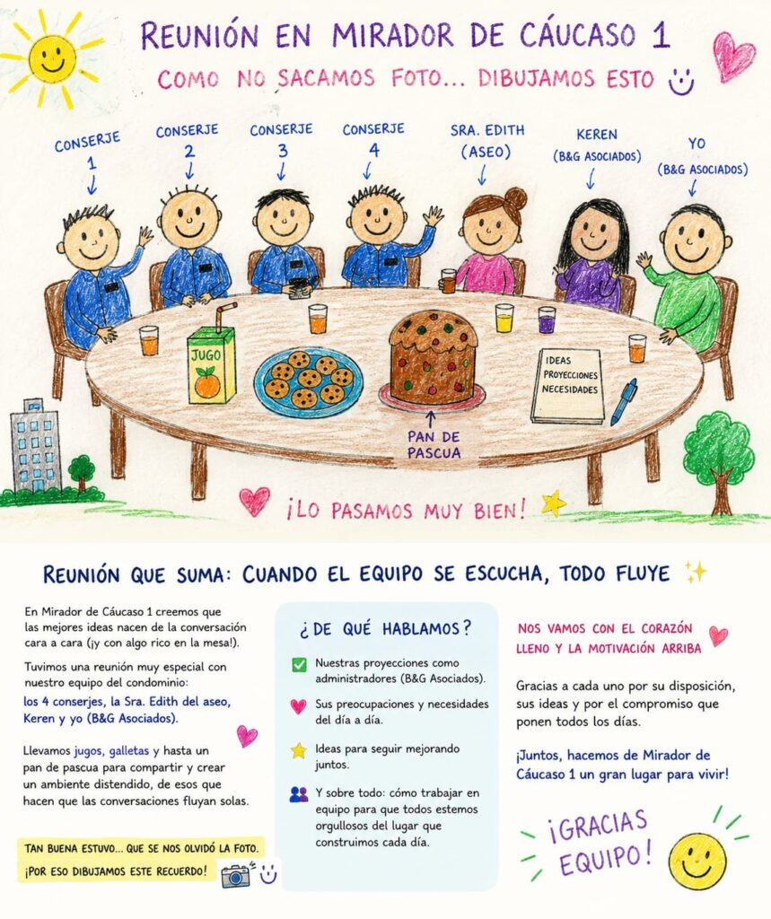 📸 Cuando la reunión estuvo tan buena que se nos olvidó sacar la foto…